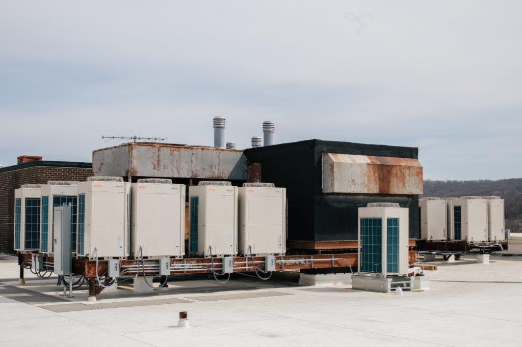 Fujitsu Tarrytown rooftop units 
